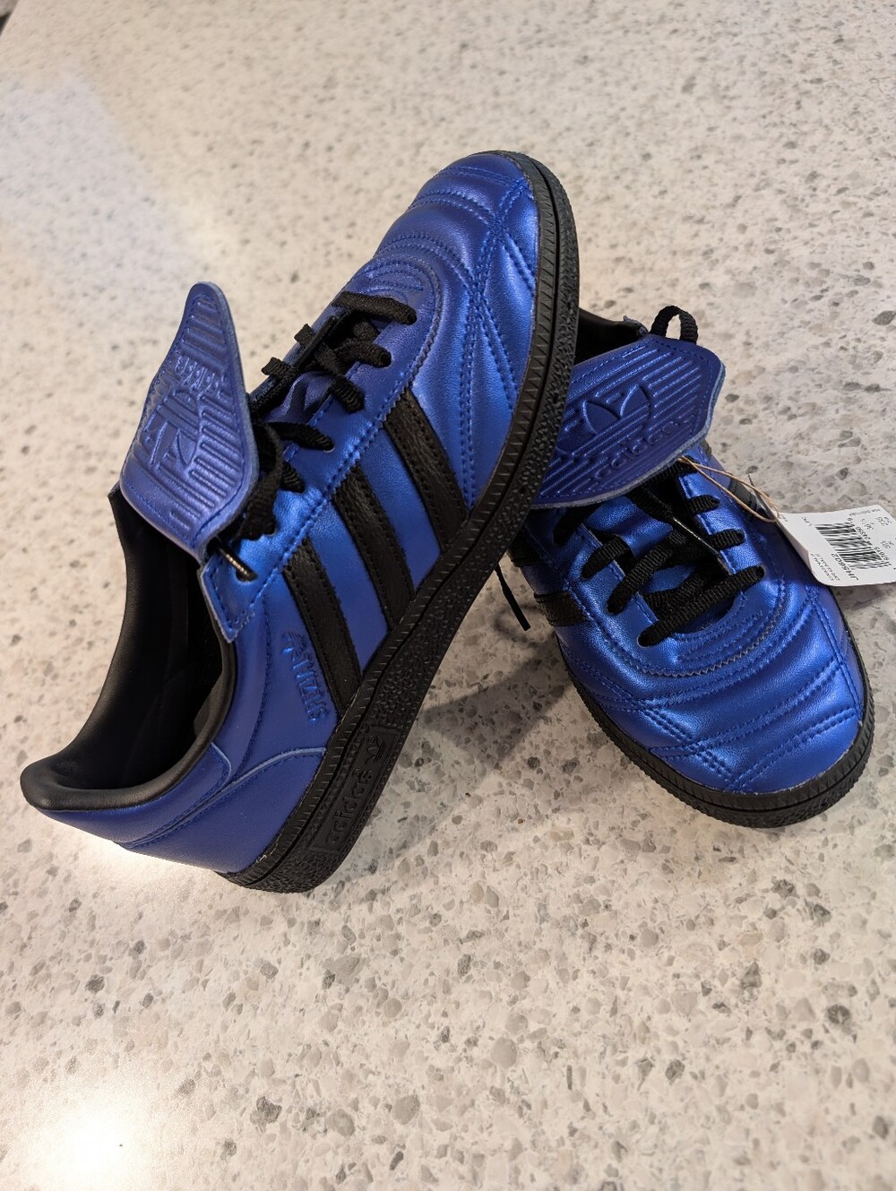 New Adidas 7 Handball Spezial Shoes Low Sneakers Metallic Blue Indoor Runners